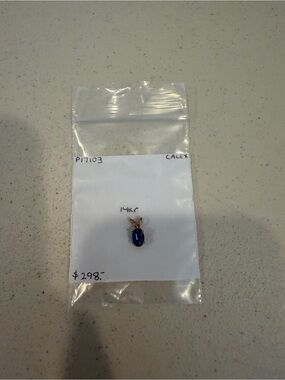 Brand New 14K Rose Gold Alexandrite Pendant